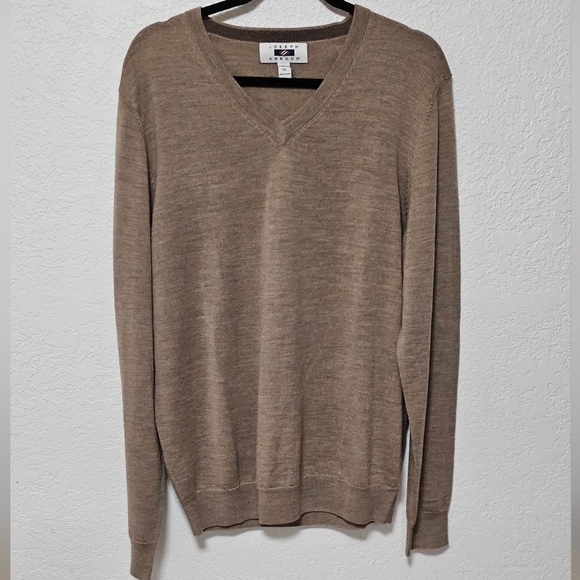 Joseph Abboud Merino Wool V-Neck Sweater Size XL - Picture 1 of 8